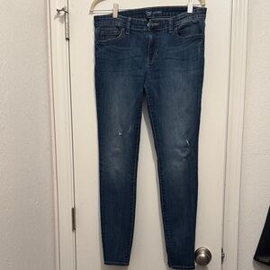 GAP Women's Dark Blue Skinny Jeans